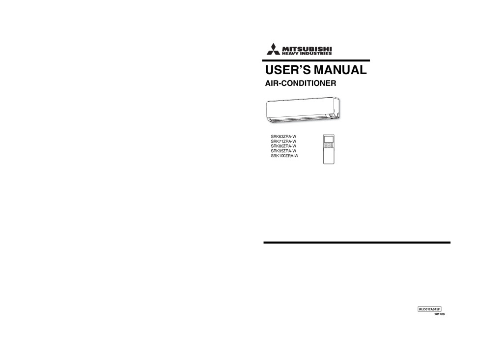 User Manual BRONTE Series (SRK63-100ZRA-W)