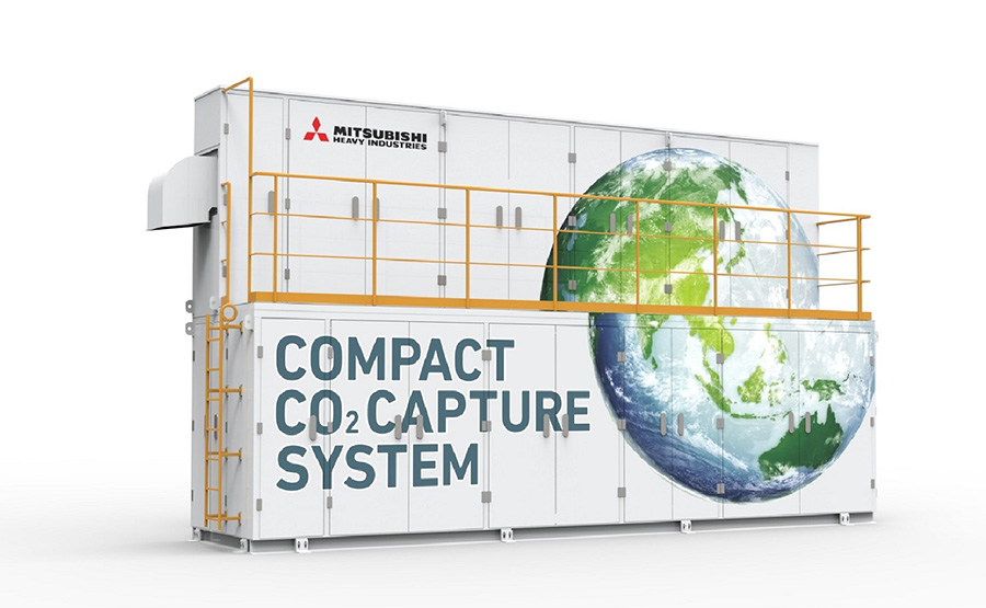 MHIENG’s compact CO2 capture system